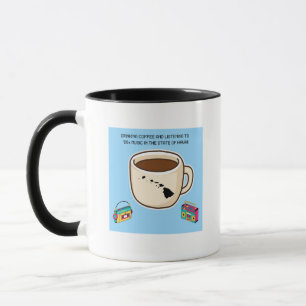 Kaffeetasse Hawaii und 80er Musik