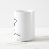 Kaffeetasse 'Hinter den Notizen', Retro-Therapeut  (Mittel)
