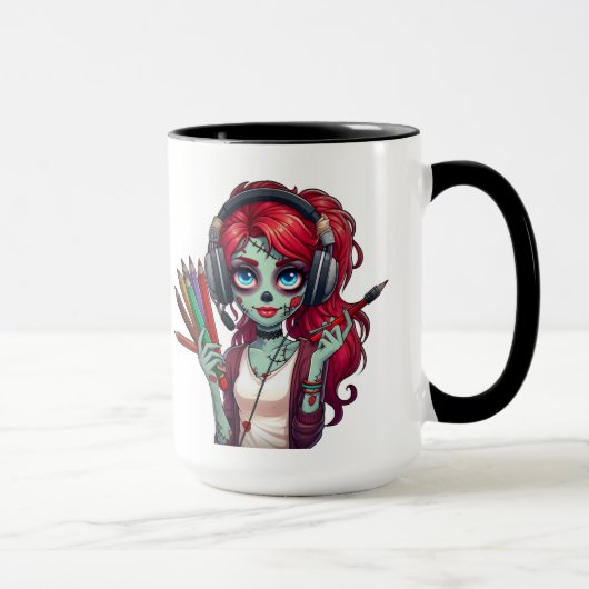 Kaffeetasse Ich liebe meinen Akashic Zombie El (Rechts)