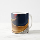 Kaffeetasse in wunderbaren Farben (VorderseiteRechts)