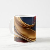 Kaffeetasse in wunderbaren Farben (Vorderseite Links)