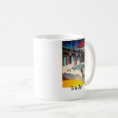 Kaffeetasse Irie Manhattan Beach. Fass (VorderseiteRechts)