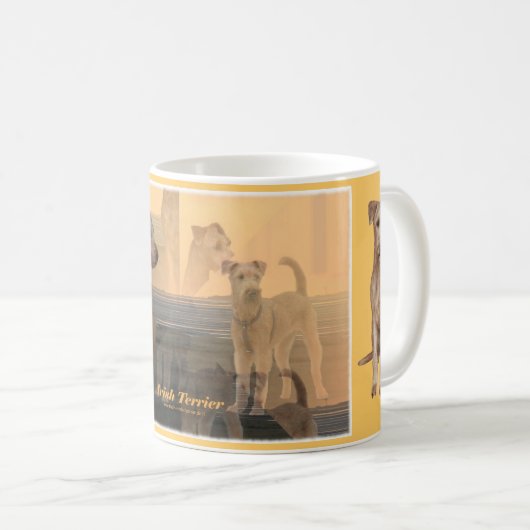 Kaffeetasse "Irish Terrier" (VorderseiteRechts)