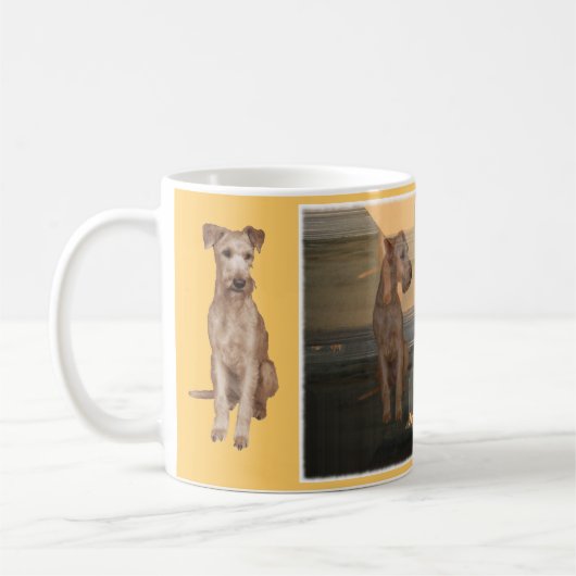 Kaffeetasse "Irish Terrier" (Links)
