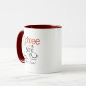 Kaffeetasse 'Kaffee bis Wein & schlechte Entscheid (Vorderseite Links)