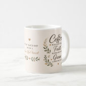 Kaffeetasse 'Kaffee, Glaube und Gnade' - Inspirier (VorderseiteRechts)
