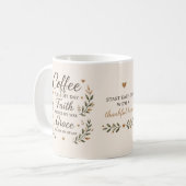 Kaffeetasse 'Kaffee, Glaube und Gnade' - Inspirier (Vorderseite Links)