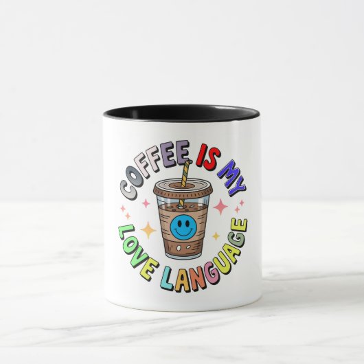 Kaffeetasse 'Kaffee ist meine Liebessprache' (Zentrum)