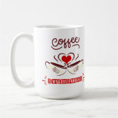 Kaffeetasse 'Kaffee ist meine Liebessprache' (Links)