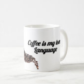 Kaffeetasse 'Kaffee ist meine Liebessprache' - lus (VorderseiteRechts)