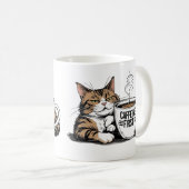 Kaffeetasse 'Kaffee zuerst' für mürrische Kaffeeli (VorderseiteRechts)