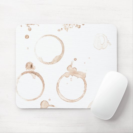 Kaffeetasse Kaffeefleck werfen Kissen Mousepad (Mit Mouse)
