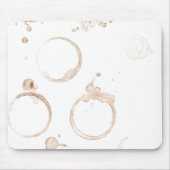 Kaffeetasse Kaffeefleck werfen Kissen Mousepad (Vorne)