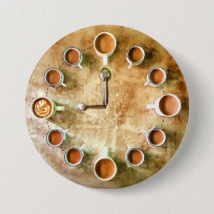 Kaffeetasse Kaffezeit Button