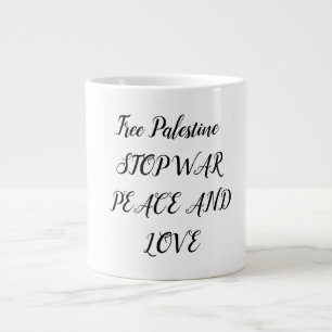 Kaffeetasse kann das Leben der Palästinenser verän Jumbo-Tasse