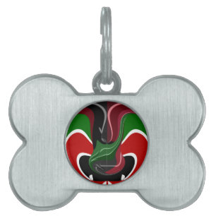Kaffeetasse Kenia Flagge Hakuna Matata Tiermarke