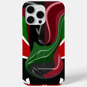 Kaffeetasse Kenya Flagge Hakuna Matata iPhone 15 Pro Max Hülle