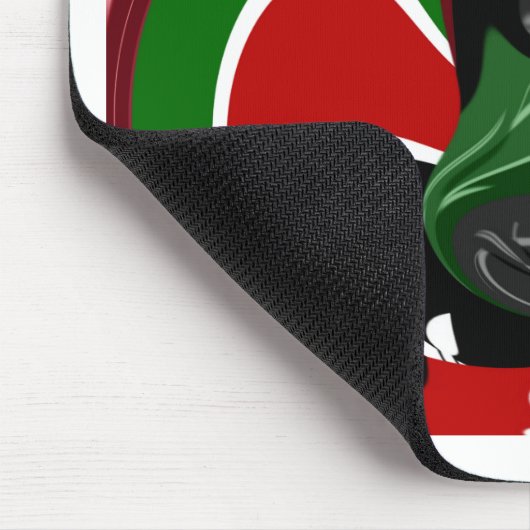 Kaffeetasse Kenya Flagge Hakuna Matata Mousepad (Ecke)