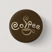 Kaffeetasse-Knopf-Button Button (Vorderseite)