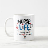 Kaffeetasse Krankenpfleger Leben Lustiges Geschenk (Links)