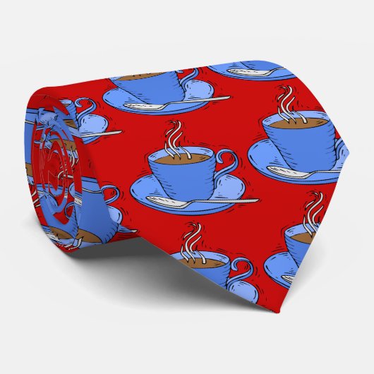 KAFFEETASSE-KRAWATTE KRAWATTE (Gerollt)