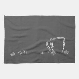 KAFFEETASSE KREIDE HANDTUCH