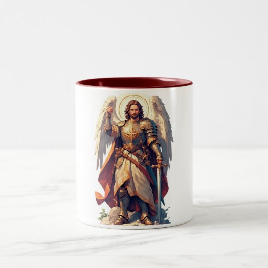 Kaffeetasse Krieger Erzengel Michael (Mittel)