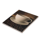 Kaffeetasse-Kunst Fliese (Seite)