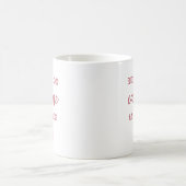 Kaffeetasse "Laufend auf Koffein und Chaos" (Mittel)