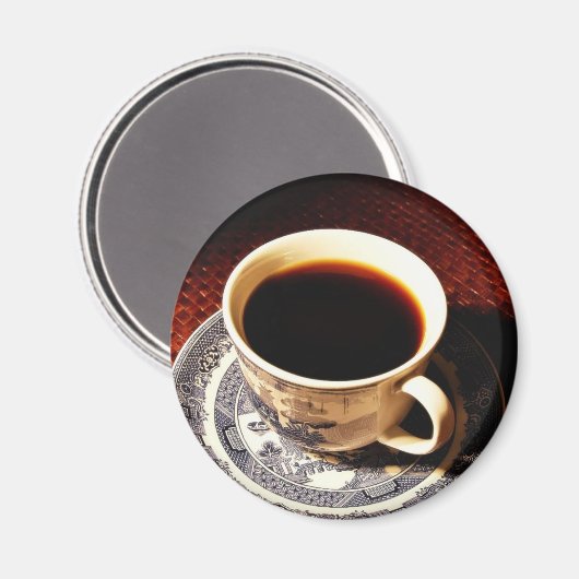 Kaffeetasse Magnet (Vorderseite/Rückseite)