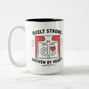 Kaffeetasse   Minimalistische anatomische Herztass