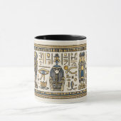 Kaffeetasse mit altägyptischem Pharao (Zentrum)