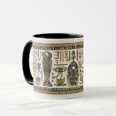 Kaffeetasse mit altägyptischem Pharao (Vorderseite Links)