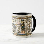 Kaffeetasse mit altägyptischem Pharao (VorderseiteRechts)
