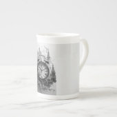 Kaffeetasse mit alter Zeit Porzellantasse (Vorderseite Rechts)
