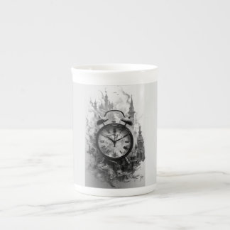 Kaffeetasse mit alter Zeit Porzellantasse