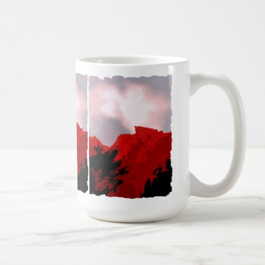 KAFFEETASSE MIT BERGEN (Rechts)