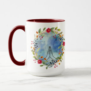 Kaffeetasse mit betenden Händen für Frauen