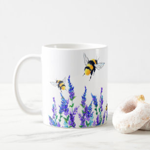 Kaffeetasse mit Bienen