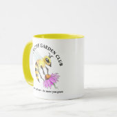 Kaffeetasse mit Bienendesign (Vorderseite Links)