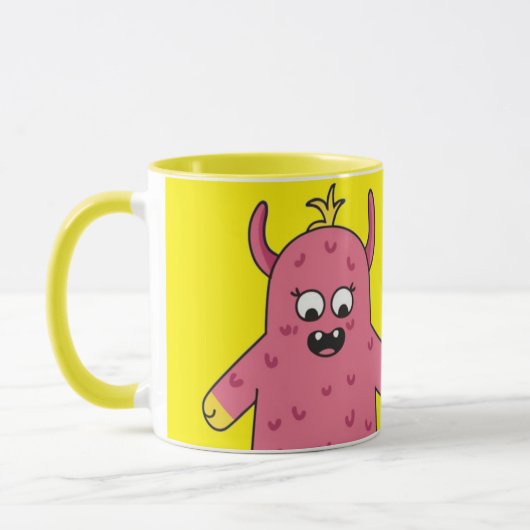 Kaffeetasse mit Cartoons (Links)