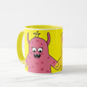 Kaffeetasse mit Cartoons (Vorderseite Links)