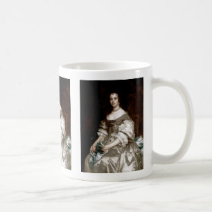 Kaffeetasse mit Catherine of Braganza von Sir Pete
