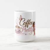 Kaffeetasse mit Coffee Pretty Pixie (2) (Mittel)
