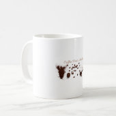 Kaffeetasse mit Design. (Vorderseite Links)
