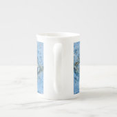 Kaffeetasse mit eigens gestaltetem Muschel Motiv Porzellantasse (Rückseite)