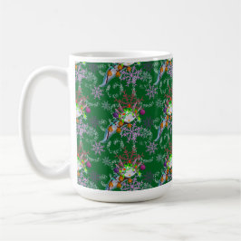 Kaffeetasse mit festlichem Axolotl