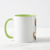 Kaffeetasse mit frechem Katzendesign (Links)
