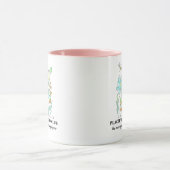 Kaffeetasse mit Gartendesign (Zentrum)