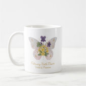 Kaffeetasse mit Geburtsblume Februar (Links)